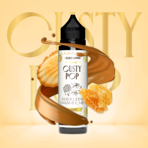 CUSTY_POP_e-liquide_CLOUS VAPOR_miel_caramel gourmand